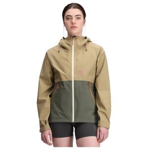 Topo Designs Women's Tan and Green Ski Jacket